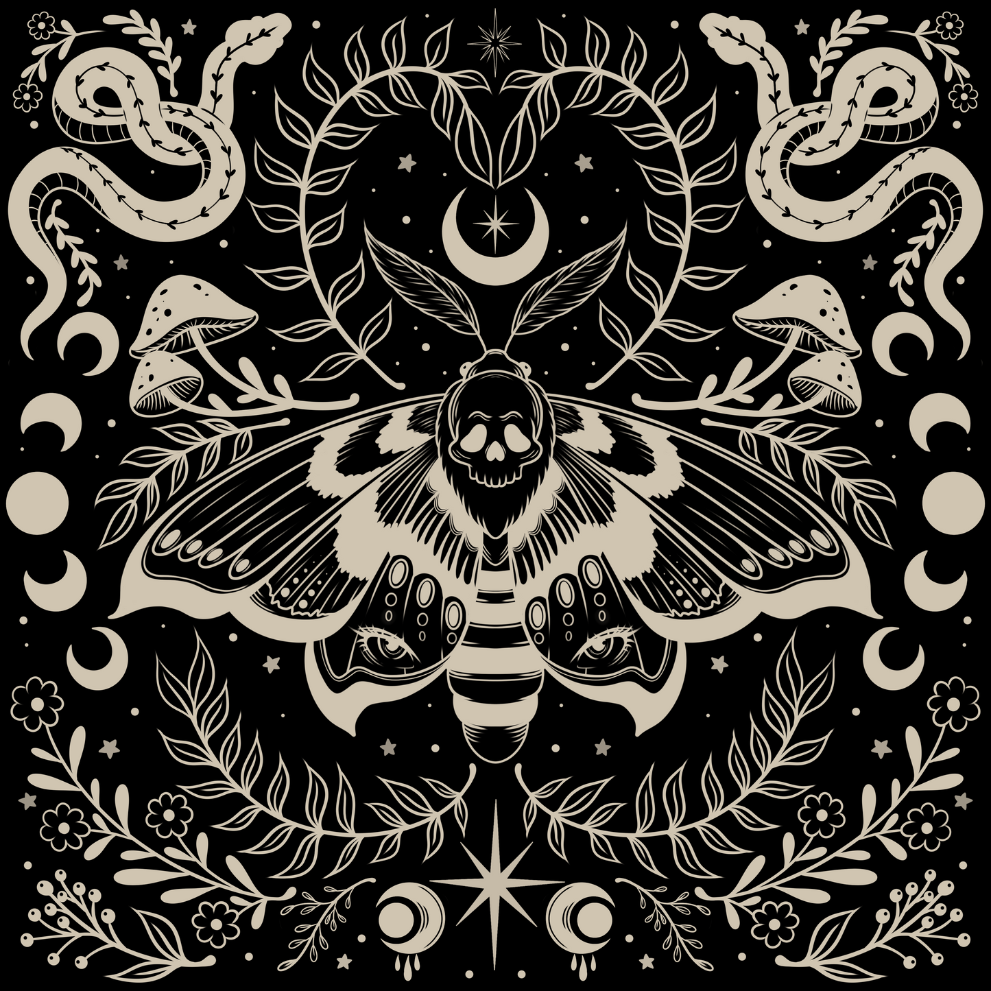 Celestial Moth Print