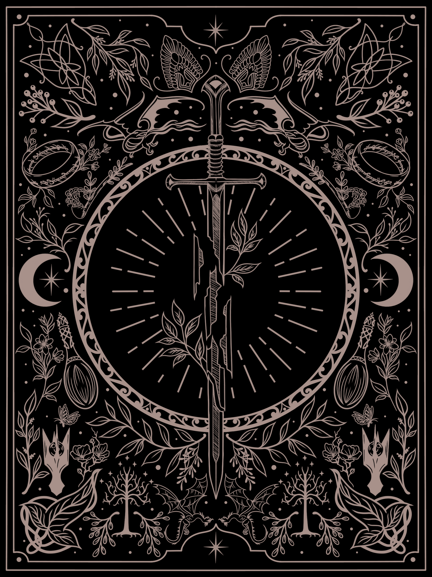 LotR Fantasy Print