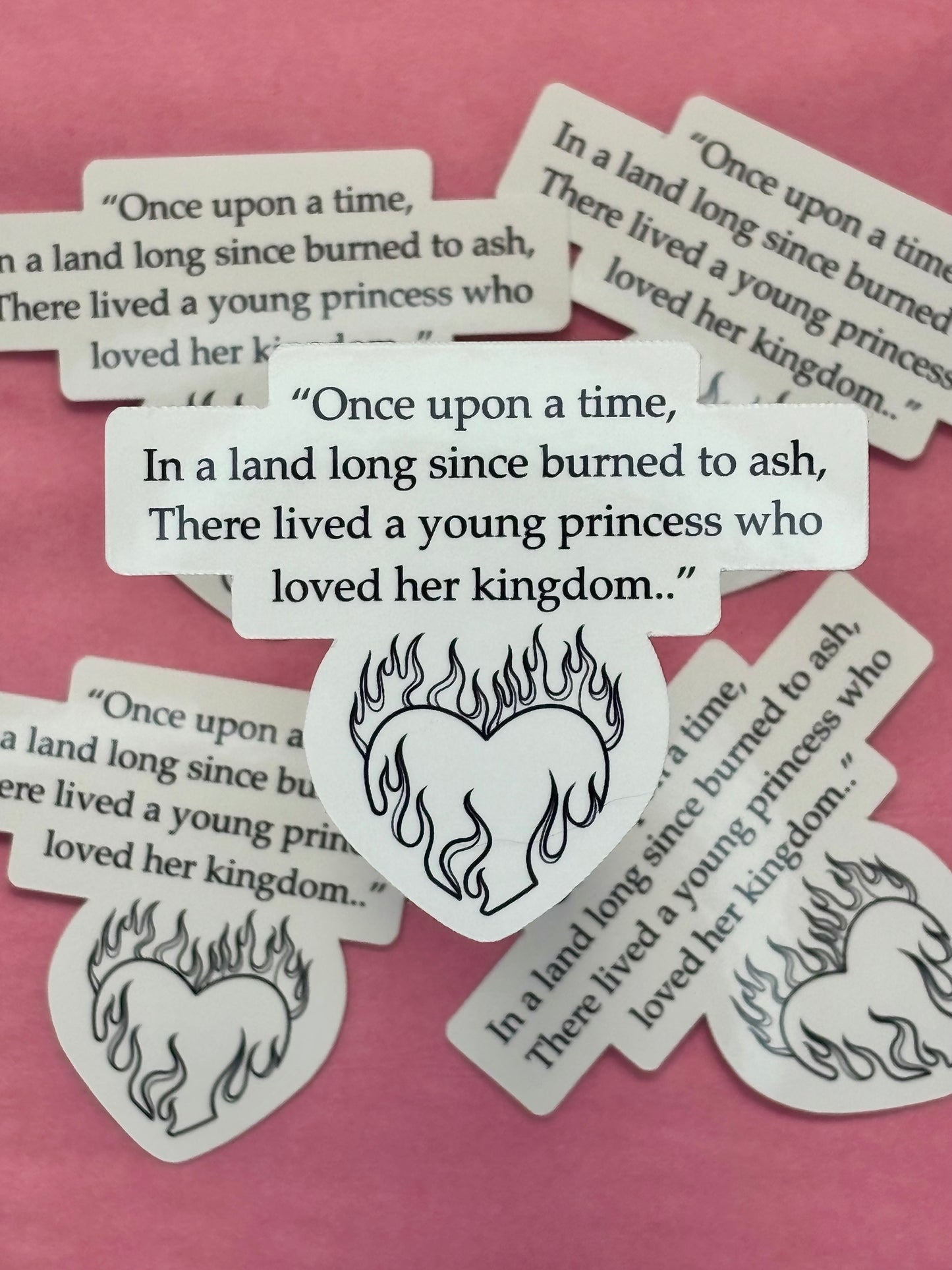 Once Upon A Time Throne of Glass Sticker