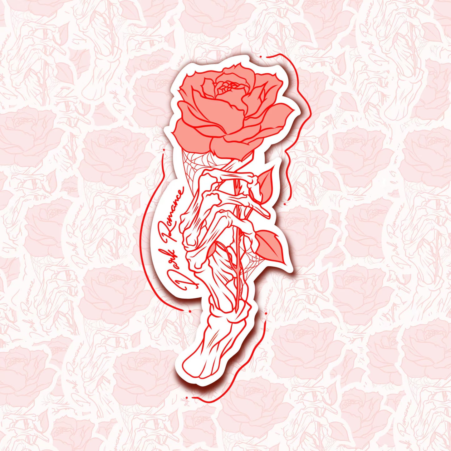 Book Trope ‘Dark Romance’ vinyl sticker