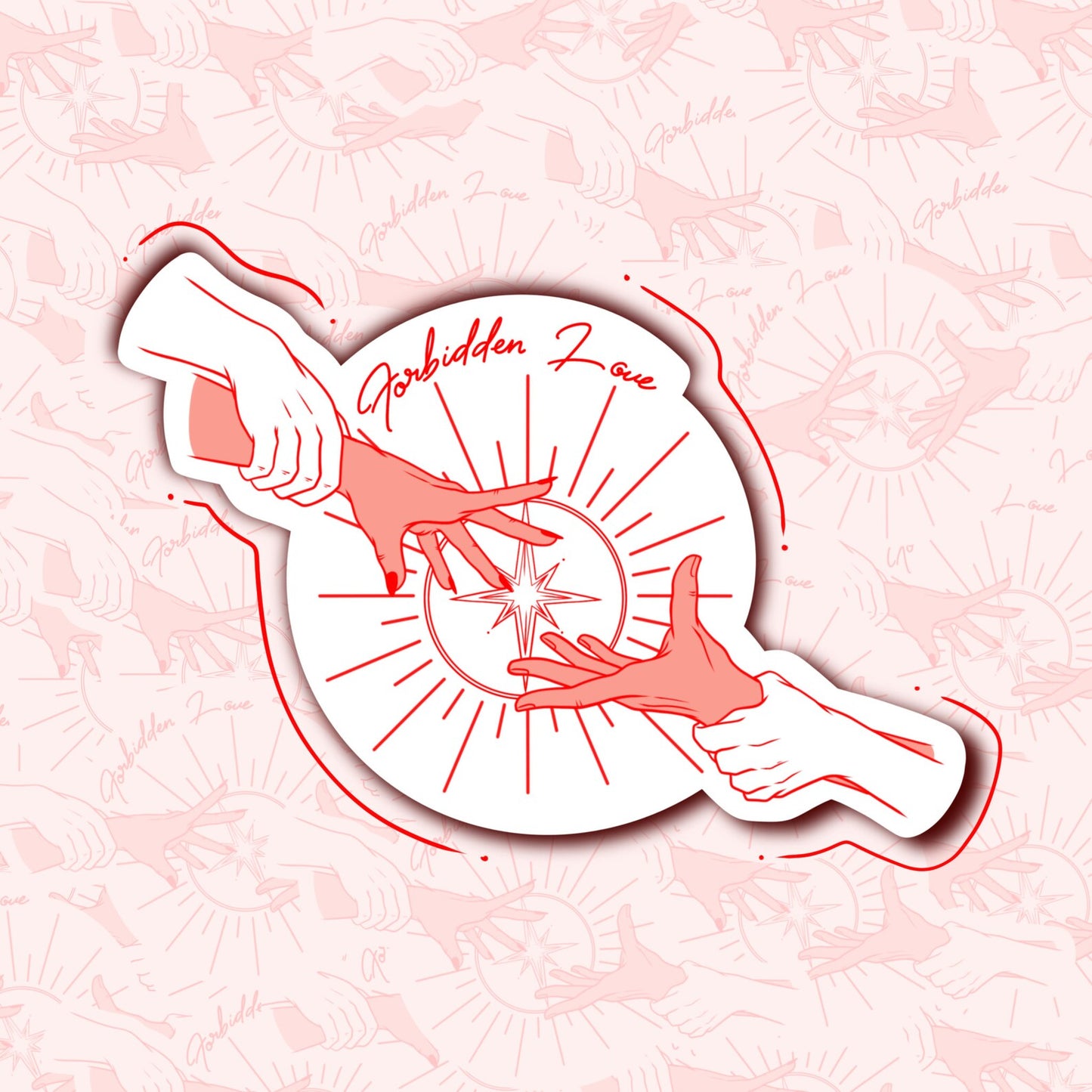 Book Trope ‘Forbidden Love’ vinyl sticker
