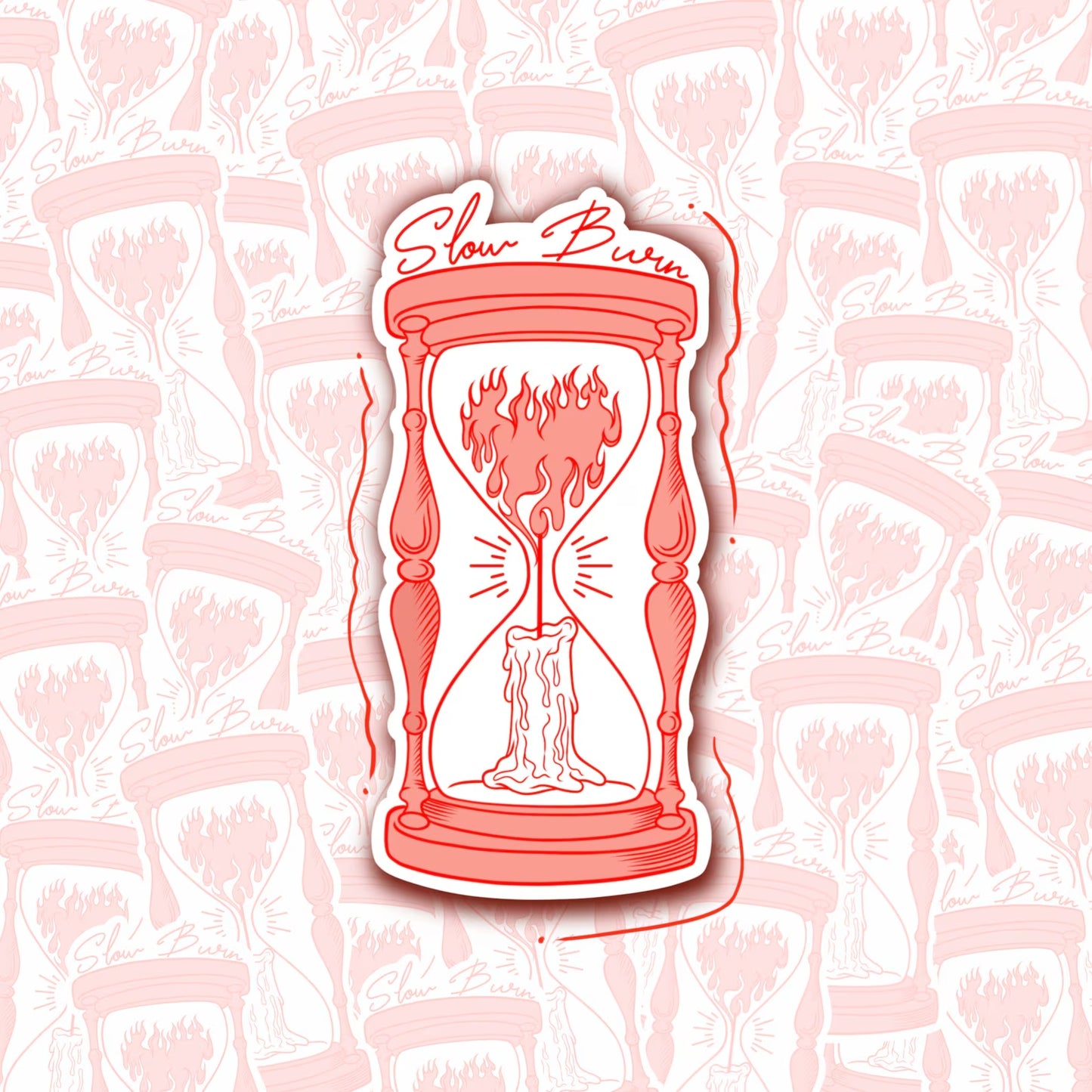 Book Trope ‘Slow Burn’ vinyl sticker
