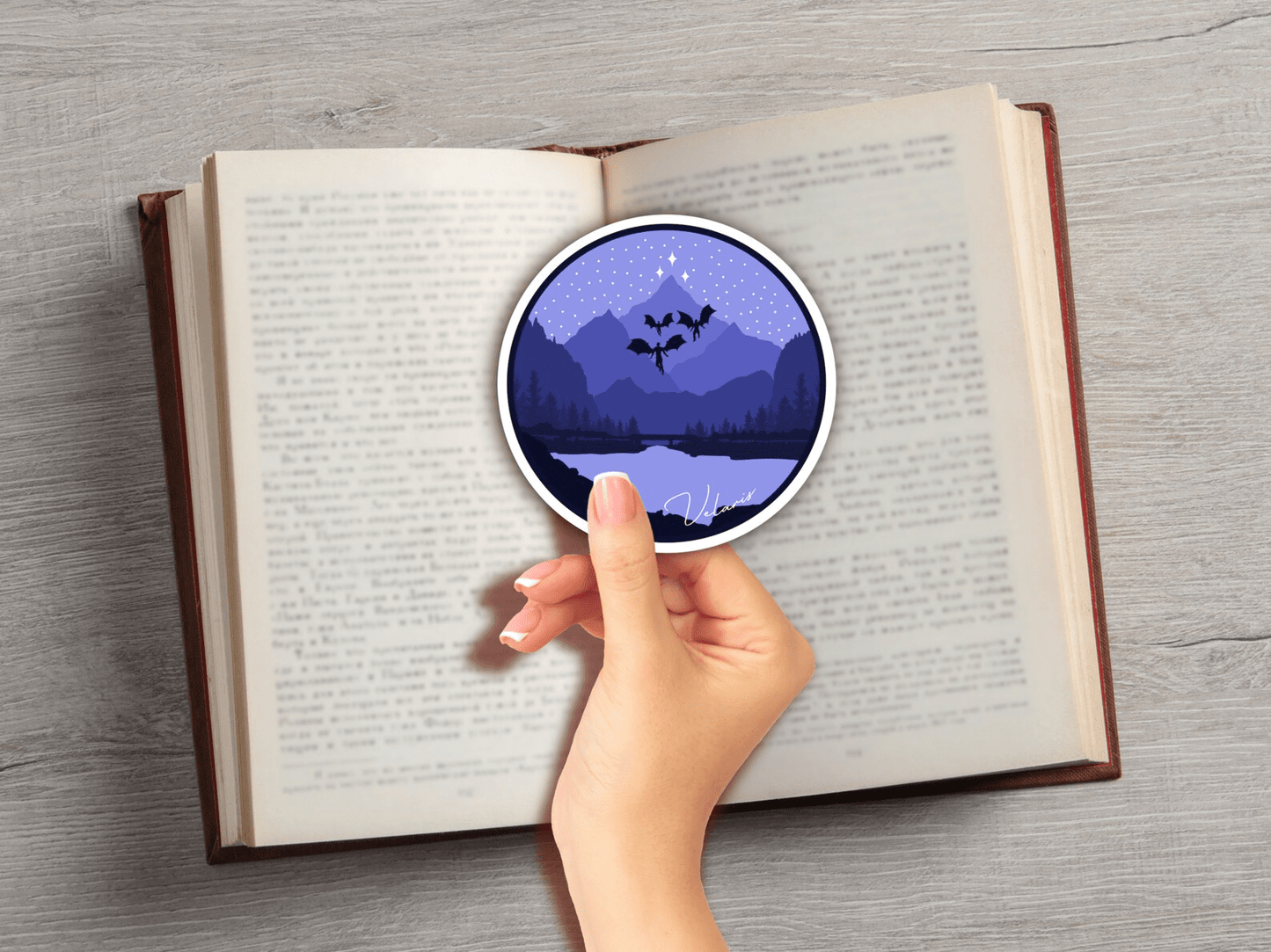 Velaris Landscape ACOTAR Matte Sticker
