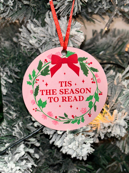 Tis’ The Season to Read Decoration