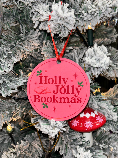 Holly Jolly Bookmas Decoration